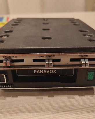 autoradio panavox a cassetta per auto d'epoca 