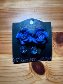 Orecchini donna Camilla Milano pendenti con fiori 