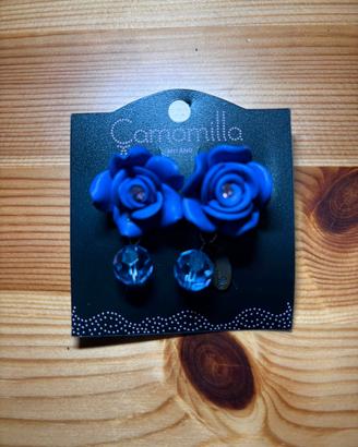 Orecchini donna Camilla Milano pendenti con fiori 