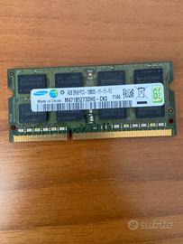 SODIMM RAM Samsung, 2x 4 GB DD3 2Rx8 PC3 12800S