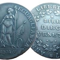 REPLICA MONETA VENEZIANA 10 LIRE VENEZIA 1797 M#