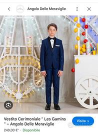 Vestito cerimoniale Les Gamis taglia 8-9 anni