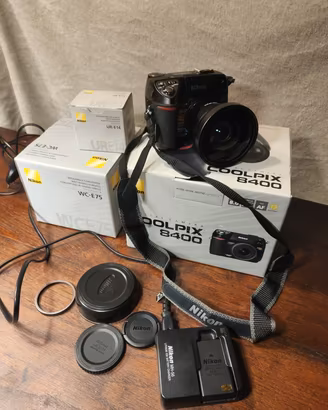 Nikon Coolpix 8400 + kit standard- collezione top