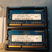 HYNIX MEMORIA RAM 2 x 1GB 2Rx16 PC3 8500S DDR3 106