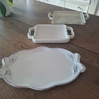 Set Vassoi Shabby Chic in legno