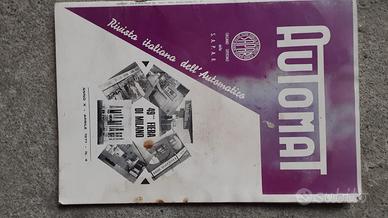 Rivista AUTOMAT jukebox flipper aprile 1971