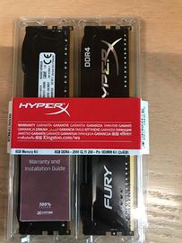 Memoria ram DDR4 8 gb 2666 mhz (2X4 gb)