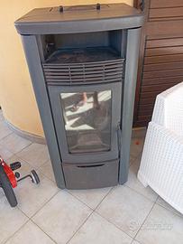 stufa a pellet 11kw thermorossi  canalizzabile 