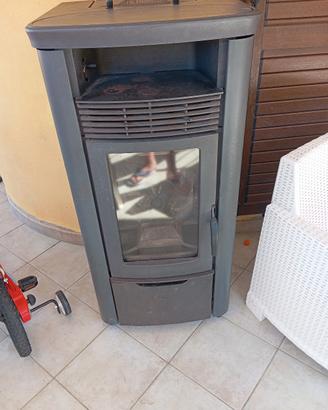 stufa a pellet 11kw thermorossi  canalizzabile 