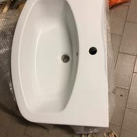 Lavandino in ceramica dolomite