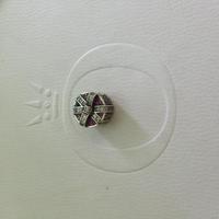 PANDORA Charm 792006CZR Regalo Rosso scintillante