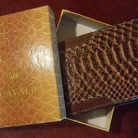 Portafoglio B. Cavalli vera pelle Uomo, nuovo!