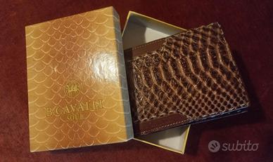 Portafoglio B. Cavalli vera pelle Uomo, nuovo!