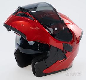 Casco moto modulare apribile Visiera Parasole Jiek