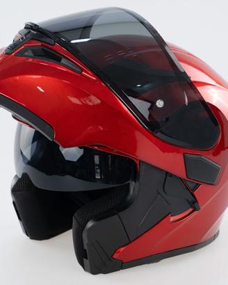Casco moto modulare apribile Visiera Parasole Jiek