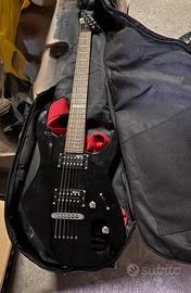 Chitarra elettrica ESP LTD M-70 nera + custodia