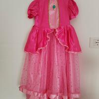 Costume carnevale principessa Peach taglia 8-10 an