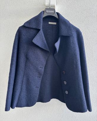 Giacca blu lana Krizia Poi