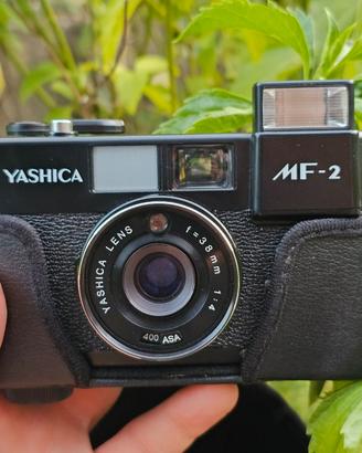  Yashica MF-2 35mm Fotocamera Vintage