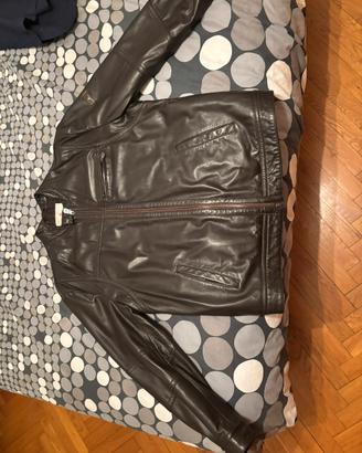 Giacca Peuterey 100% Pelle Marrone