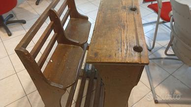banco di scuola vintage 
