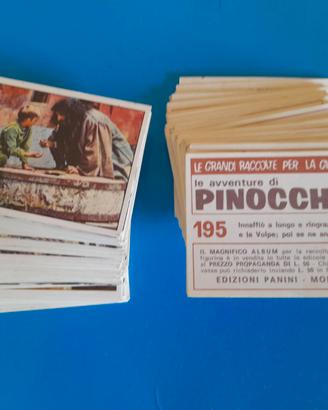 Mancolista figurine Le avventure di Pinocchio 1972