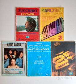 5 libretti testi e accordi 
