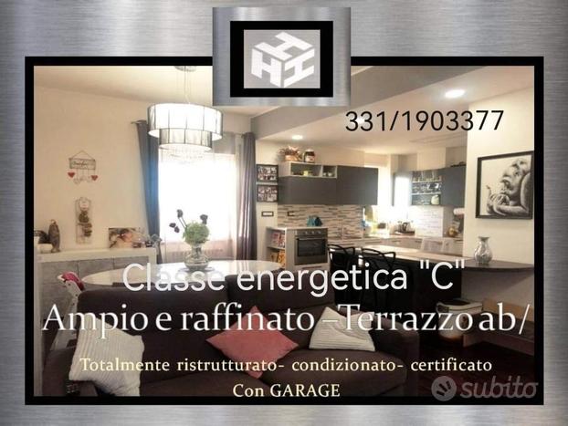 3 camere totalmente ristrutturato con garage