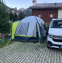 Tenda campeggio e auto