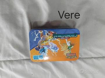 Scatoletta vera di pokemon per mettere carte dentr