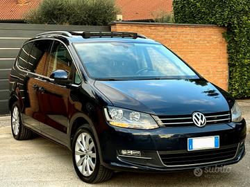 VW SHARAN 2.0D 6m-7POSTI-Pelle,Tetto-2014