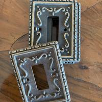 40 Placche in ottone interruttori bticino vintage