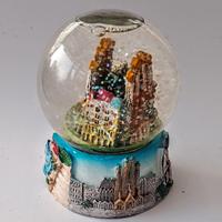 Palla di neve H cm 9