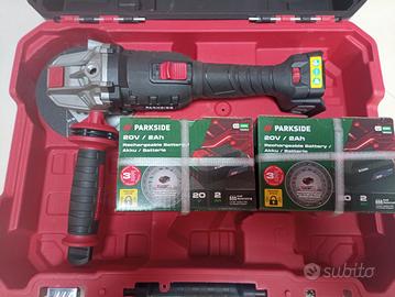 Smerigliatrice 20v parkside 