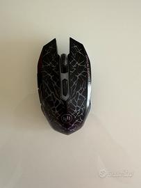 Mouse Wireless Led Ricaricabile