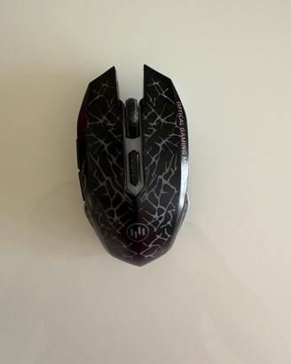 Mouse Wireless Led Ricaricabile