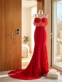 Abito da sposa rosso
