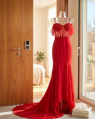 Abito da sposa rosso