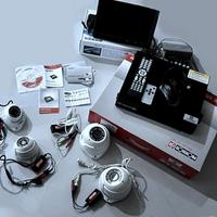 kit impianto videosorveglianza come nuovo