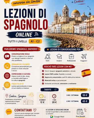 Lezioni di Spagnolo Online