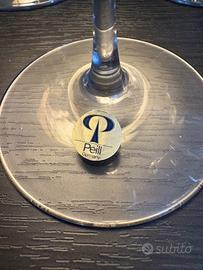 Calici cristallo vintage acqua e vino