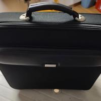 Borsa notebook pc Shinteko nera in tessuto rigida