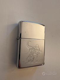 Accendino Zippo originale anti-vento disegno moto
