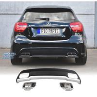 DIFFUSORE MERCEDES CLASSE A W176 12-18 LOOK AMG A4