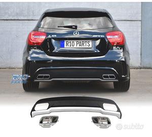 DIFFUSORE MERCEDES CLASSE A W176 12-18 LOOK AMG A4