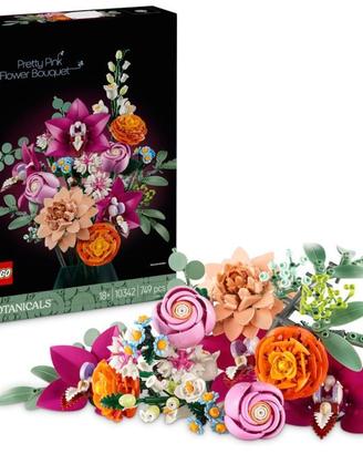LEGO Botanicals Bouquet di Fiori Rosa