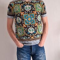 T-shirt Zara, motivo floreale, tg.S