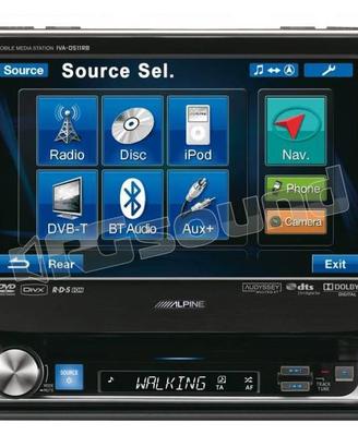 Autoradio alpine monitor 1din