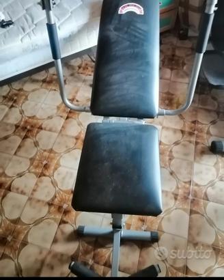 panca per addominali 