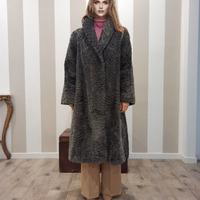 Pelliccia di agnellino persiano grigio perla